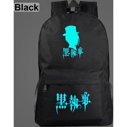 2019 Fashion Luminous Star Anime Black Butler Galaxy Plaid Children School bag Teenagers Student Schoolbags Women Men Backpack