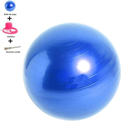 Yoga Ball Exercise Ball (55cm-75cm), Chair with Quick Pump, Stability Fitness Ball for Core Strength Training & Physical Therap