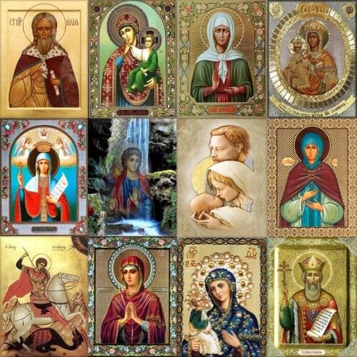 NEW Square diamond embroidery icon full 5d diy diamond painting Cross stitch with picture resin Diamond mosaic Needlework h500