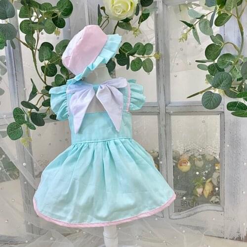 Small Dog Clothes Dress Princess Skirt XXS XS Cat Chihuahua Yorkshire Puppy Apparel Poodle Pomeranian Schnauzer Pet Clothing Hat