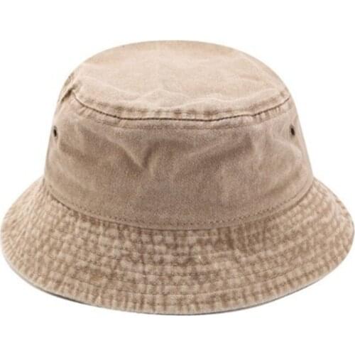 Korean Adult Kids Summer Foldable Bucket Hat Solid Color Hip Hop Wide Brim Beach UV Protection Round Top Sunscreen Fisherman Cap