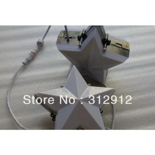 DC24V WS2811 star type pixel module,24pcs 5050 SMD rgb led inside,5.76W,IP68,DOUBLE sides;200mm diameter;milky cover