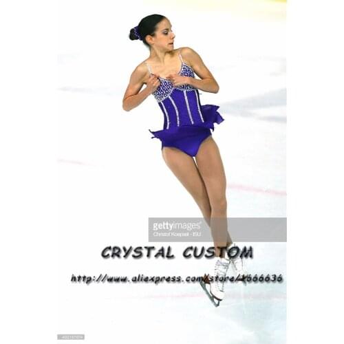 Crystal Custom Figure Skating Dress Girls New Brand Ice Skating Clothes For Competition DR4705