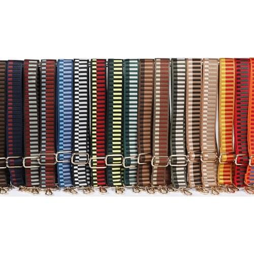 Colorful Bag Strap Women Handbag Belt Wide Shoulder Crossbody Bag Straps Replacement Strap Bag Part Adjustable Belt For Bags