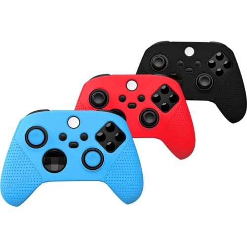Silicone Protective Case For X-box Series S/X Controller Shockproof Anti-scratch Skin Sleeve For X-B Gamepads Gaming Accessories