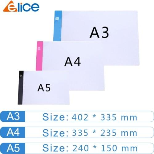 Three Level Dimmable Led Light Pad A3/A4/A5 Drawing Board Pad Tracing Light Box Eye Protection Easier for Diamond Painting