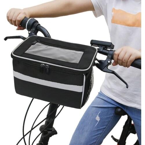 Cycling Phone Holder Handlebar Bag Bike Head Tube Handlebar Bicycle Cell Mobile Phone Bag