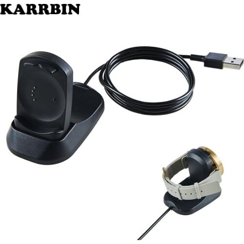 KARRBIN USB Charger Dock Station Cradle Holder Cable Line for Misfit Vapor Smart Watch Replacement Charging Dock