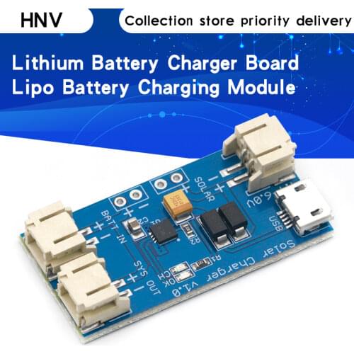 CN3065 Mini Solar Lithium Battery Charger Board Lipo Battery Charging Module Solar Panel Micro USB for Outdoor Camping Sports