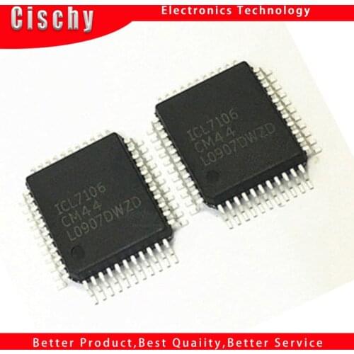 1pcs/lot ICL7106 ICL7106CM44 QFP-44 In Stock