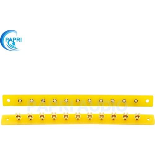PAPRI 10PCS EIZZ 11Posts DIY Vintage Tube Guitar Amplifier Audio 11 Posts Tag Strip Tag Board Turret Board