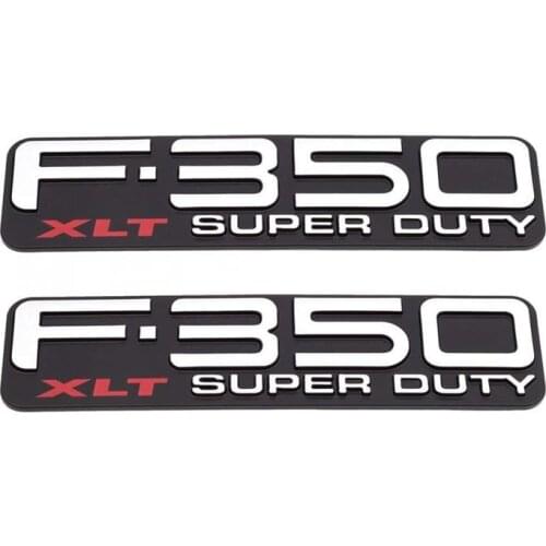 10PCSXABS Plastic F350XLT F-350XLT SUPER DUTY Auto Stickers Emblems Badges Emblemes Emblema 3D