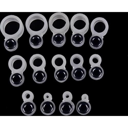 14x fishing rod wire ring fishing line guide ring silicone different size 1-14 fishing Guide Ring