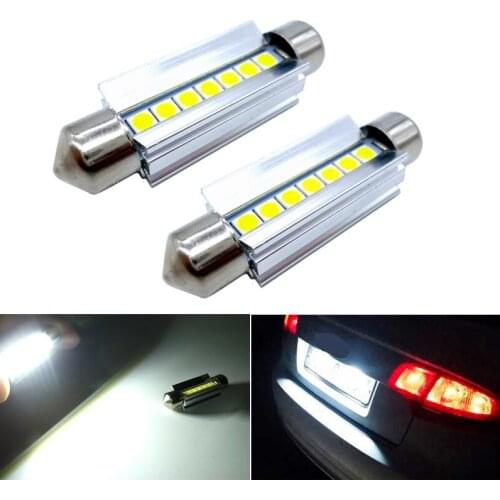 2x Led C5w Lamp 31mm 36mm 39mm 42mm Car Interior Lights For Hyundai Accent I10 I20 I30 I40 Ix35 Santa Fe Solaris Tucson Creta