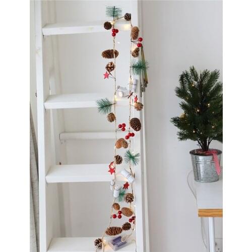 4 Types 1 Line Christmas Decrative LED Lights Beautiful Xmas Hanging Lights Festival Party Pendents