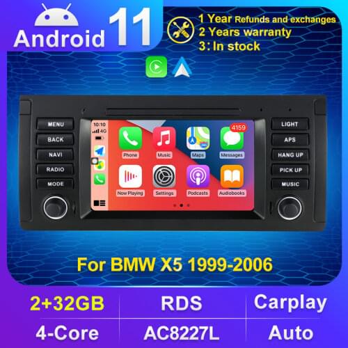 HD Android 2G 32G Car Radio DVD Player For BMW X5 E53 E39 GPS Stereo Audio Navigation Multimedia Screen Head Unit RDS DSP OBD2