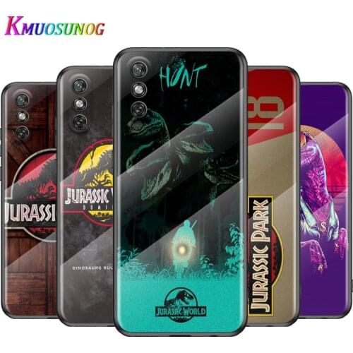 Jurassic Park Dinosaurs For Huawei Y6 Y7 Y9 Y5P Y6P Y8S Y8P Y9A P Smart Z 2019 2020 2021Tempered Glass Cover Phone Case