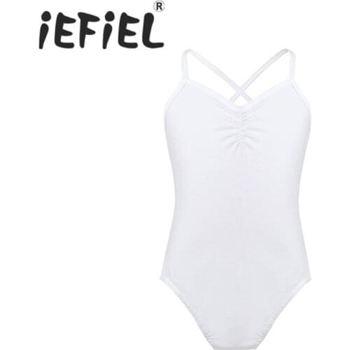 IEFiEL Kids Ballet Dress Girls Gymnastics Leotard Tutu Ballet Dress Costumes Ballet Dance Princess Sleeveless Exercise Clothes