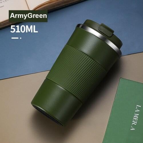 HOT Premium Travel Coffee Mug Stainless Steel Thermos Tumbler Cups Vacuum Flask Thermo Water Bottle Tea Mug Thermocup For Car