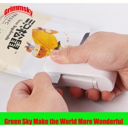 Mini plastic bag sealer
