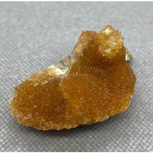 The natural yellow calcite healing crystal comes from China