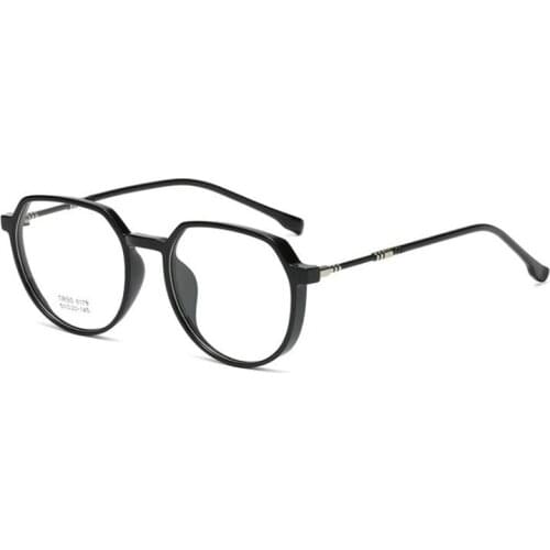 New Fashion Women TR90 Blue Light Blocking Glasses Female Computer Mobile Phone Protective Glasses Can Custom Prescription Lens