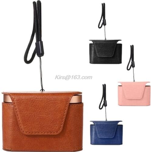 Dustproof Leather Protective Cover Case Storage Bag for Sony WF-1000XM3 Earphone