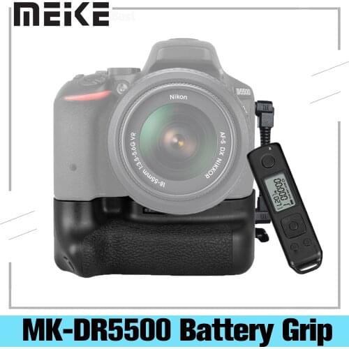 Meike MK-DR5500 Battery Grip For Nikon D5500 Camera With 2.4G Wireless Remote Control