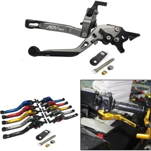 SEMSPEED with logo adv150 Parking Levers For Honda ADV150 ADV 150 2019 2020 CNC Motorcycle Adjust Foldable Brake Clutch Levers