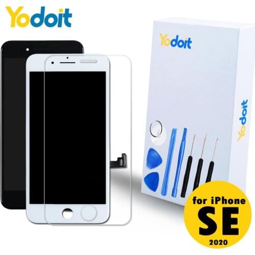 Yodoit for iPhone SE 2020 LCD Display Screen Replacement SE2 Touch Pantalla Assembly 3D Touch Digitizer LCD Touch Screen+Tools