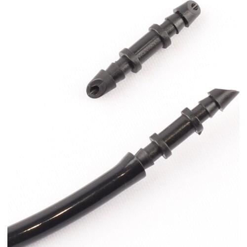 500pcs 4/7mm New Soft Hose Barbed Straight Connector Micro Irrigation Water Pipe Connection Hose Repair Connectors