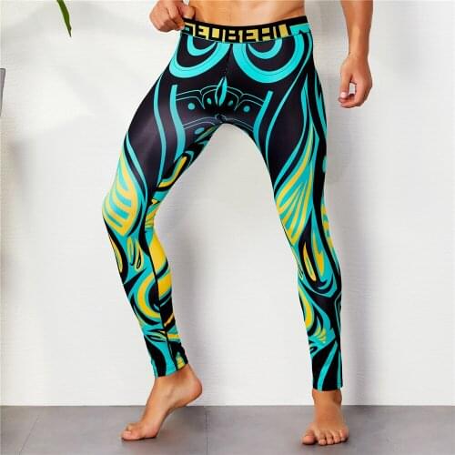Running Tights Men Sports Leggings Basketball Compression Pants Fitness Tight Pants Sexy Gay Sportswear Skinny Sweatpants