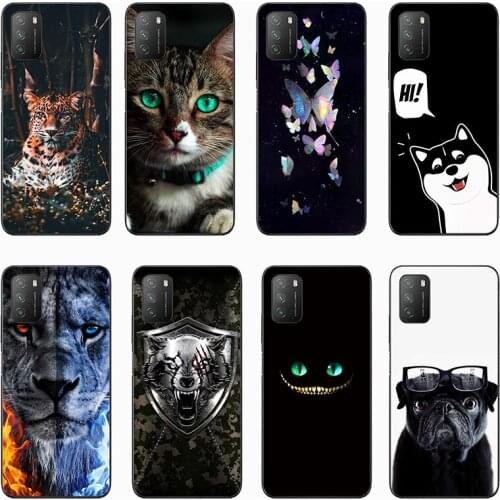 Back Soft Silicone Phone Covers for XIAOMI POCO M3 Mobile Phone Cases for XIAOMI POCO M 3 Bags