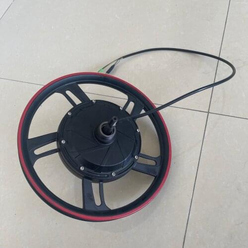16 Inch Generation Driving Wheel Hub Motor Lithium Electric Bicycle Motor Electric Bicycle Disc Brake Motor Scooter Electric