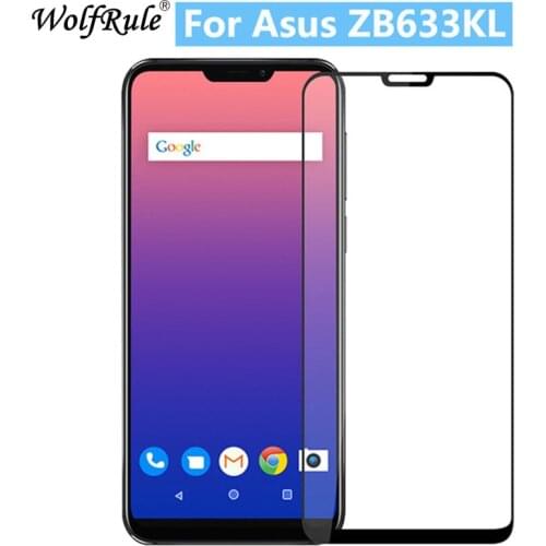2PCS Full Glue Cover Glass For Asus Zenfone Max M2 ZB633KL Tempered Glass Asus_X01AD Screen Protector Zenfone Max Pro M2 ZB631KL