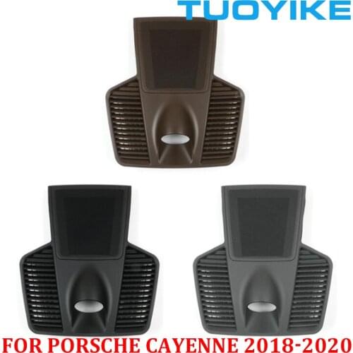 Car Dashboard Center Clock Stopwatch Compass Time Electronic Meter Chrono Cover Panel Plate Kit For Porsche Cayenne 2018-2021