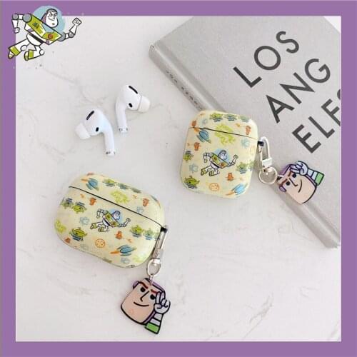 Cartoon Buzz Pendant Cute Apple Airpods Pro Wireless Earphone Protective Cover Gift Collection Toy
