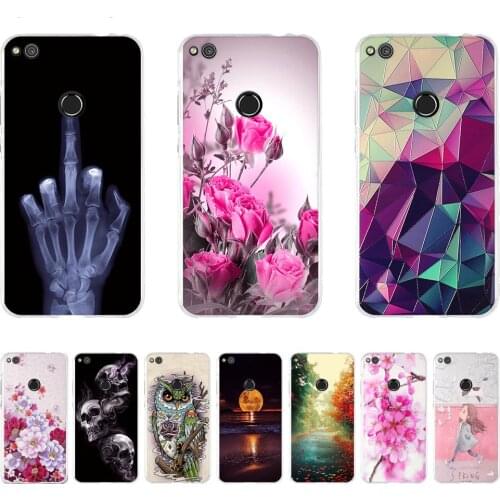 Case For Huawei P8 Lite 2017 / GR3 2017 Case Soft Silicone Back Cover for Huawei P9 lite 2017 TPU Shells for Huawei honor 8 lite