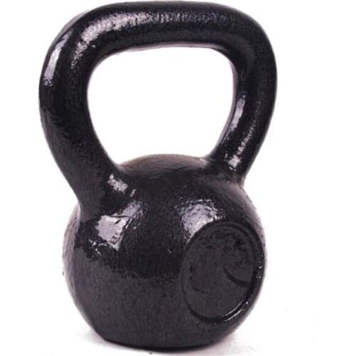 15kg Cast iron Fitness Kettle-bell Stoving varnish Gym kettlebell swing dumbbell