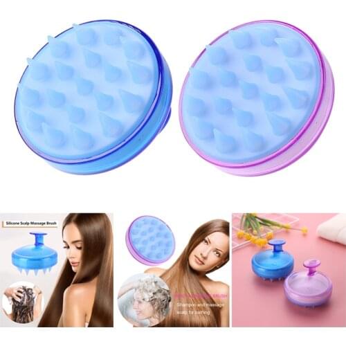 Baby Silicone Shampoo Brush Scalp Massage Brush Shampoo Hair Washing Comb Shower Brush Bath Spa Kids Washing Hair tool