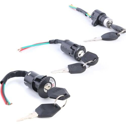 Ignition Switch Key Power Lock Portable Dustproof Cycling Universal Electric Bicycle Biking Parts for Electric Scooter