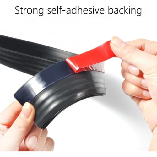100cm Silicone Rubber Door Strip Self Adhesive Backing Door Seal for Window or Door blackout