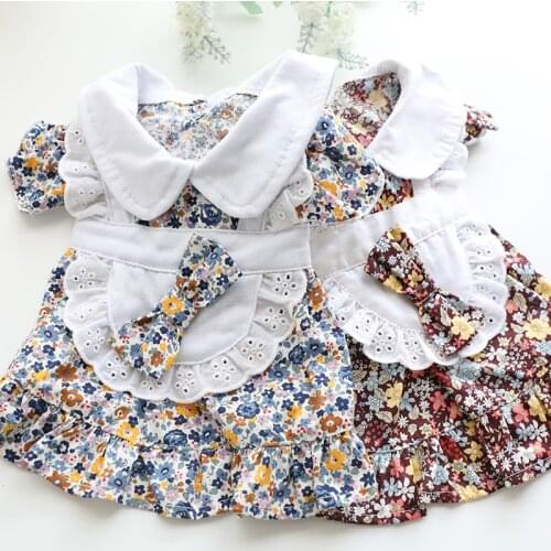 Pet Summer Dress Cat Doggie Puppy Small Dog Apparel Shih Tzu Maltese Pomeranian Yorkies Poodle Schnauzer Bichon Clothing Skirt