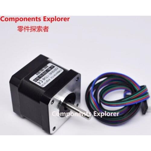 Nema17 stepper motor double shaft 42BYGH40-1704B engraving machine 12V stepper motor 3D printer