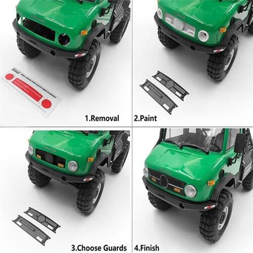 Front Grill Mask Modification for 1/10 Axial SCX10 90075 UMG10 RC Car Parts Upgrade Accessories