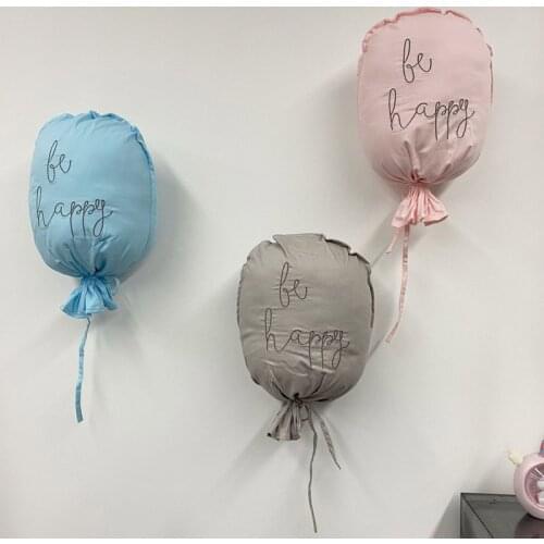 Cute Balloon Wall Hanging Ornaments Cotton Kids Room Nordic Style Hanging Decorations Baby Bedroom Decoration Home Decor