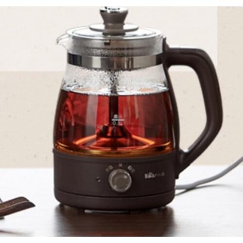 1.0L Health Pot High Borosilicate Glass Flower Tea Cup Multifunctional Smart Electric Kettle Tea Set Bear/ ZCQ-A10X1