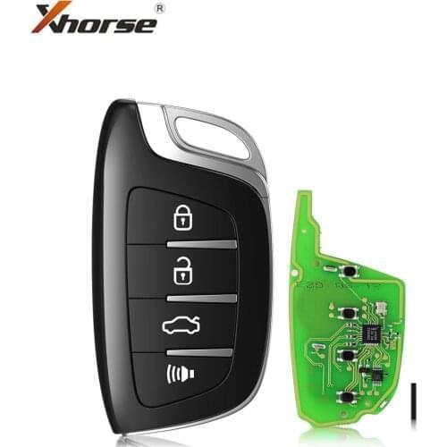 Xhorse Universal Smart Key Colorful for Crystal Style 4 Buttons XSCS00EN work with MINI Key Tool/VVDI2