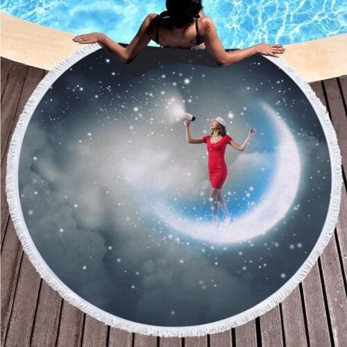 Woman landscape Beach towel large beach towels miraculous For home towel microfiber towel beach towel Beach mat Bath towel Towel