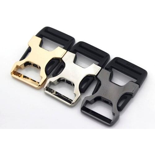 1pcs Metal & Plastic Belt Buckle Quick Side Release Clasp for DIY Bag Luggage Outdoor Backpack Strap Belt Webbing Lether Craft